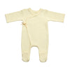 Bamoki™ 240 GSM GOTS Organic Cotton Waffle Kimono Footed Sleepsuit for Newborn Boys & Girls