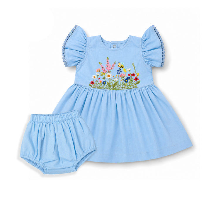 organic cotton infant frock