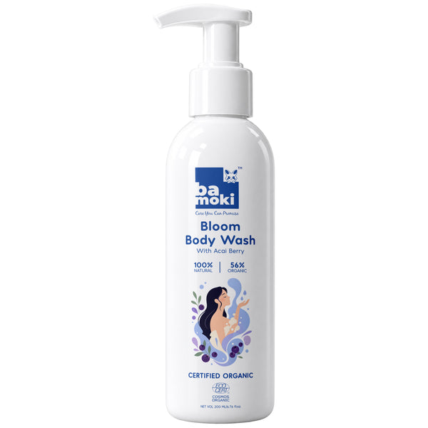 Bamoki™ Bloom Body Wash with Acai Berry | 100% Natural, 56% Organic, 200ml