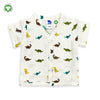 Bamoki™ Organic Cotton Baby Romper (Jhabla) – GOTS Certified Newborn Summer Wear for Boys & Girls | Dinosaur Print