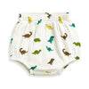 Bamoki™ Organic Cotton Baby Romper (Jhabla) – GOTS Certified Newborn Summer Wear for Boys & Girls | Dinosaur Print