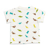 Bamoki™ Organic Cotton Baby Romper (Jhabla) – GOTS Certified Newborn Summer Wear for Boys & Girls | Dinosaur Print
