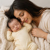 Bamoki™ 240 GSM GOTS Organic Cotton Waffle Kimono Footed Sleepsuit for Newborn Boys & Girls