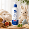 Bamoki™ Head-to-Toe Baby Wash with Fig & Almond | 100% Natural, 90.16% Organic, Tear-Free Gentle Cleanser, 200ml