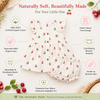 Organic Cotton Cherry Print Baby Girl Frock and Bloomer Set Key Features and Benefits